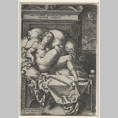 Heinrich Aldegrever - De Nacht (1553)