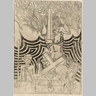 Jan Toorop - De Anarchie originele titel op object De Anarchist