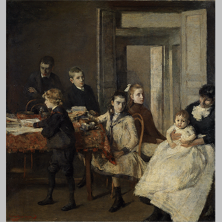 De kinderen van Francois van Rysselberghe Theo van Rysselberghe 1885