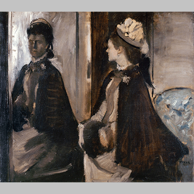 Degas Mrs Jeantaud in the Mirror