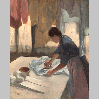 Degas Woman Ironing c 1876
