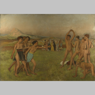 Edgar Degas - Young Spartans Exercising