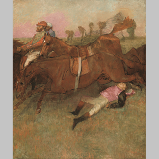 Degas scene from the Steeplechase The Fallen Jockey