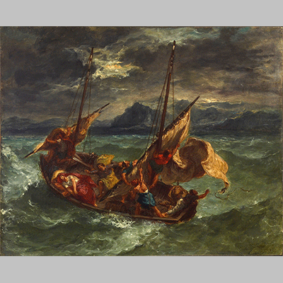 Delacroix Christ on the Sea of Galilee