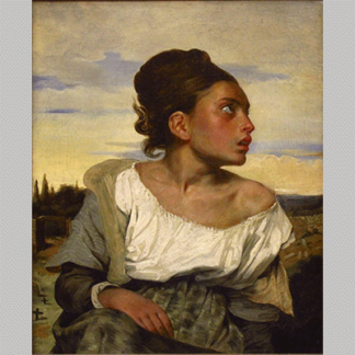 Delacroix - Orphan Girl at the Cemetery
