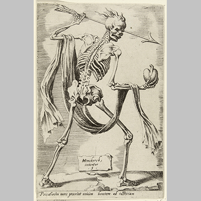 Dood van de zonde brengt een nieuw mens tot leven Dirck Volckertsz. Coornhert naar Maarten van Heemskerck 1550