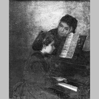 Eakins at the piano