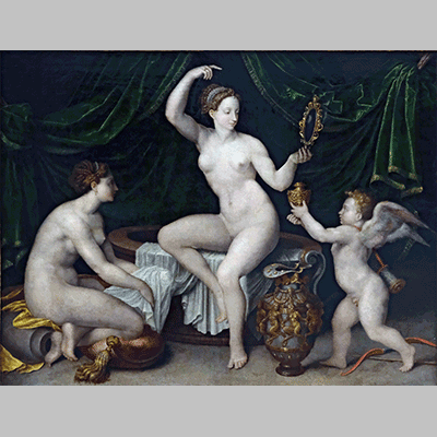 Ecole Fontainebleau - Venus a la toilette