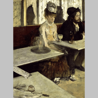 Edgar Degas In a Cafe