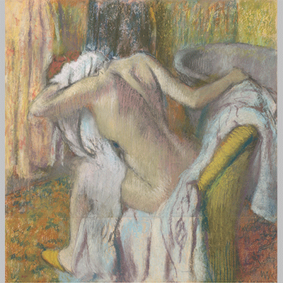 Edgar Degas After the Bath Woman drying herself 1890s 2