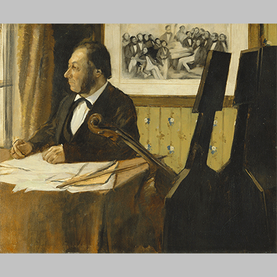 Edgar Degas The Cellist Pilet