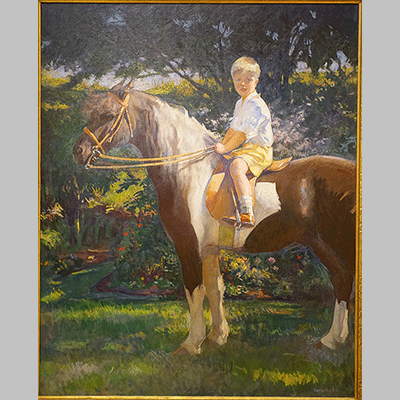 Edmund and His Pony Peanut by Edmund C. Tarbell 1930