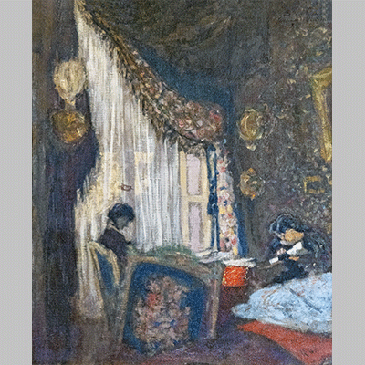 Edouard Vuillard Madame Hessel a sa fenetre