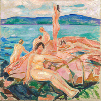 Edvard Munch - Midsummer