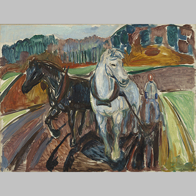 Edvard Munch Autumn Ploughing