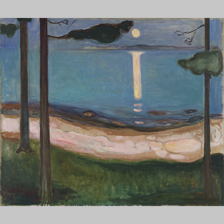 Edvard Munch Moonlight 2