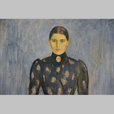 Edvard Munch Inger in Black and Violet 1892