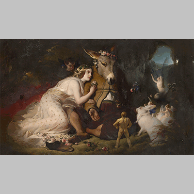 Edwin Landseer Scene from A Midsummer Night's Dream. Titania and Bottom