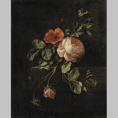 Elias van den Broeck Still Life with Roses