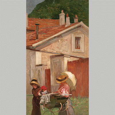 Eliseu Visconti My family in Saint Hubert P455