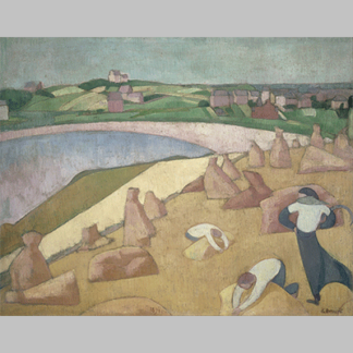 Emile Bernard - Harvest by the Sea