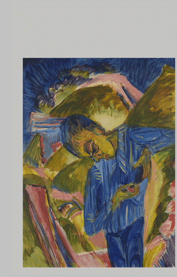 Ernst Ludwig Kirchner Bube mit Bonbons 1918 d20
