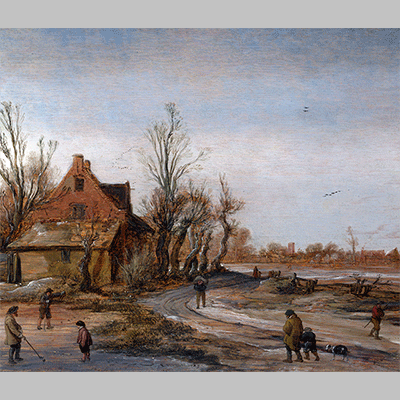 Esaias van de Velde Winter Landscape