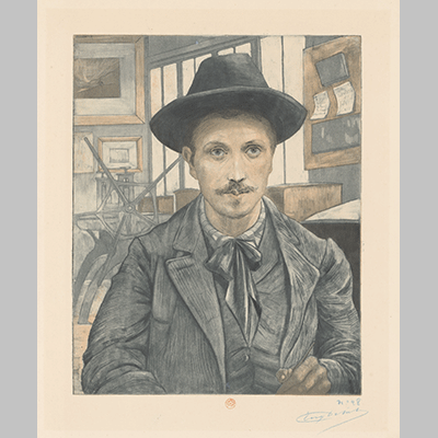 Eugene Delatre Zelfportret c. 1894