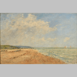 Eugène Boudin La marée montante (baie de Saint Valéry) Huile sur toile i