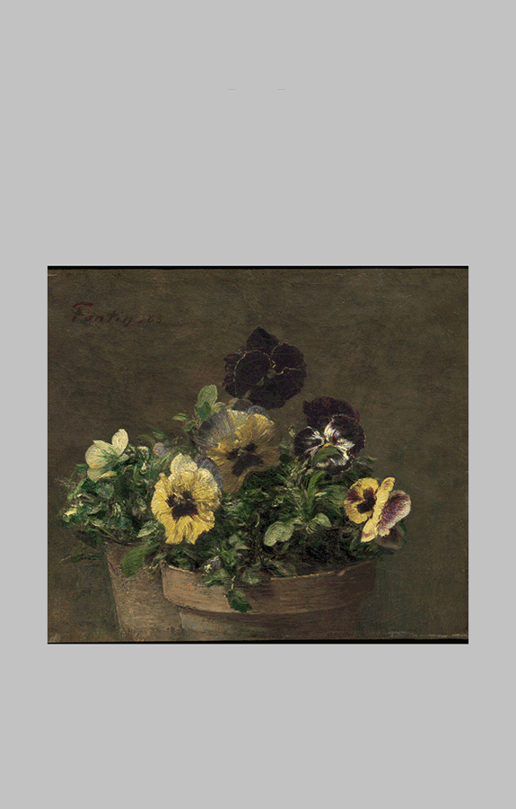 Fantin Latour Potted Pansies tb5