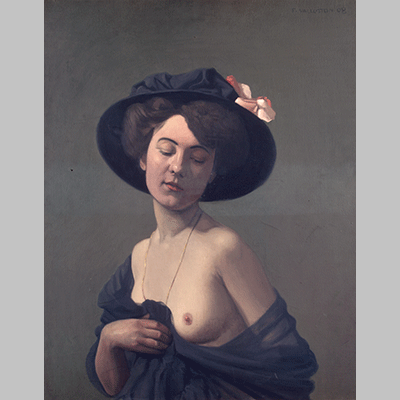 Felix Vallotton Woman with a Black Hat