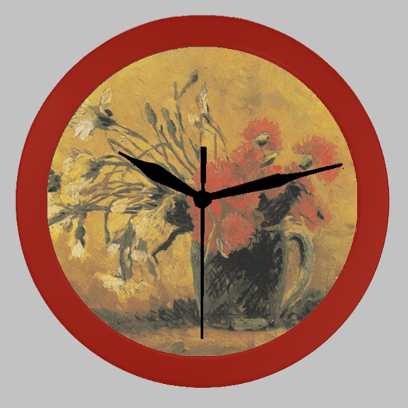 Florals clock 2