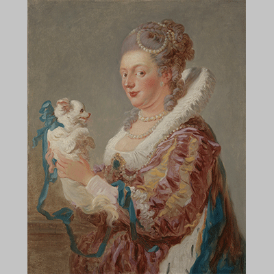 Fragonard A Woman with a Dog