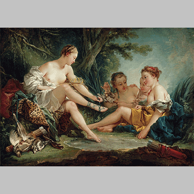 François Boucher Diana after the Hunt