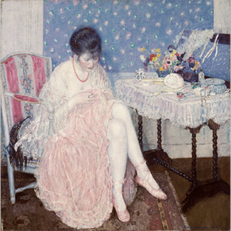 Frederick Carl Frieseke Torn Lingerie