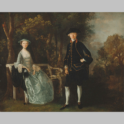 Gainsborough Lady Lloyd and Her Son Richard Savage Lloyd of Hintlesham Hall Suffolk
