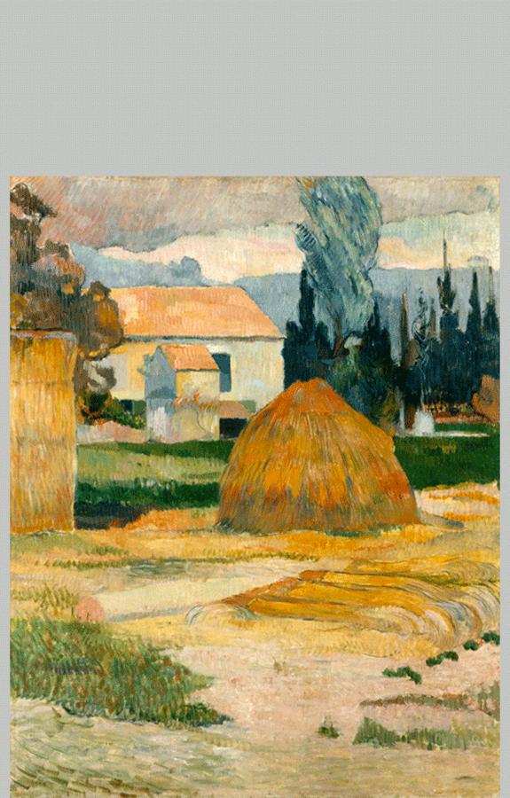 Gauguin Landscape near Arles 2 2 d