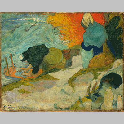 Gauguin Laveuses a Arles Washerwomen in Arles