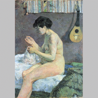 Gauguin Study of a Nude Suzanne sewing