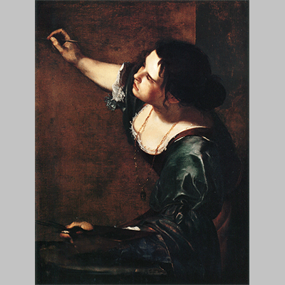 Gentileschi Self Portrait as the Allegory of Painting c1638