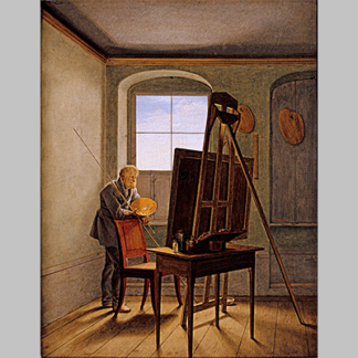 Georg Friedrich Kersting Caspar David Friedrich in his Studio