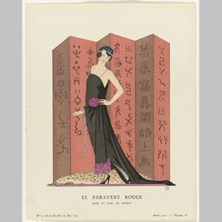 George Barbier Gazette du Bon Ton. Art – Modes Frivolites Famous Fashion Houses