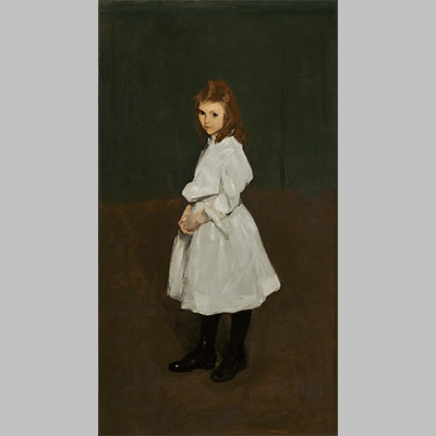 George Bellows Little Girl in White (Queenie Burnett) (1907)