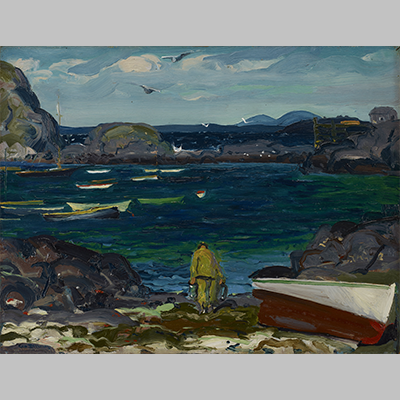 George Bellows - The Harbor, Monhegan Coast, Maine