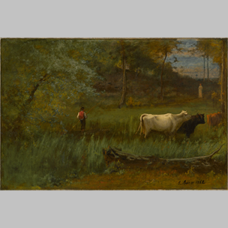George Inness A Pastoral 1880s