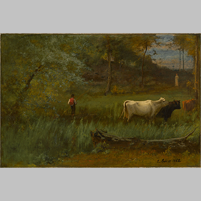 George Inness A Pastoral 1880s