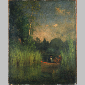 George Inness Dusk in the Rushes Alexandria Bay