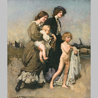 George Lambert_-_The Holiday Group