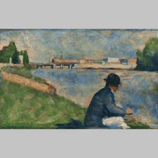 Georges Seurat Study for Bathers at Asnières