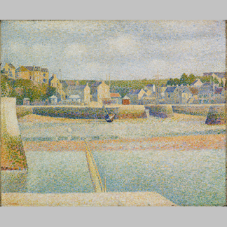 Georges Pierre Seurat Port en Bessin, The Outer Harbor (Low Tide)